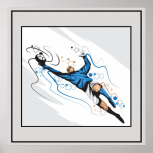 Póster Poster-fútbol de 24" x 24"