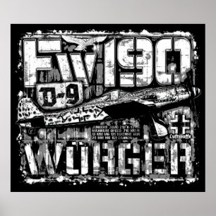 Póster Poster Fw 190 D-9