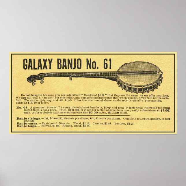 Póster Poster Galaxy Banjo (Frente)