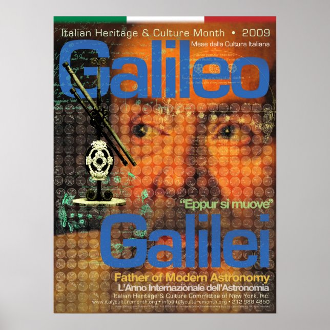 Póster Poster Galileo Galilei (Frente)