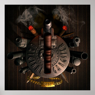 Póster Poster Gangster original