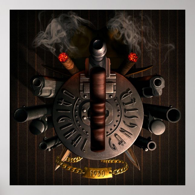 Póster Poster Gangster original (Frente)