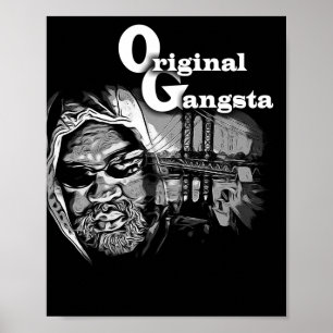 Póster Poster Gangster original
