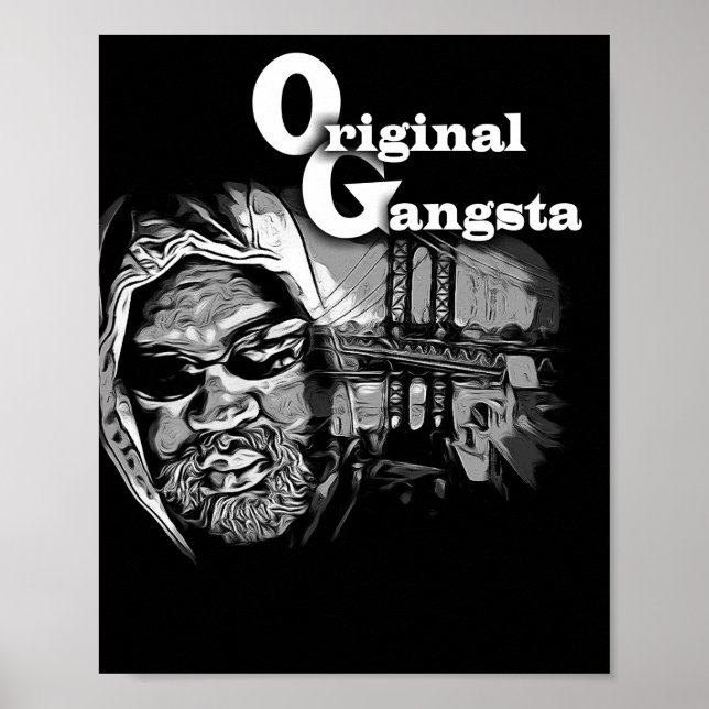 Póster Poster Gangster original (Frente)