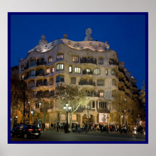 Póster Poster Gaudi La Pedrera DE 8.99