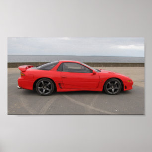 Póster Poster gemelo 2 de Mitsubishi GTO 3L Turbo