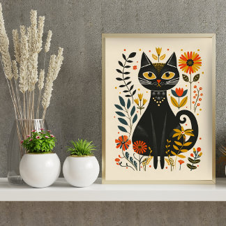 Póster Poster geométrico abstracto nórdico (Matte) 15x19