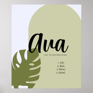 Póster Poster geométrico minimalista con inspiración natu