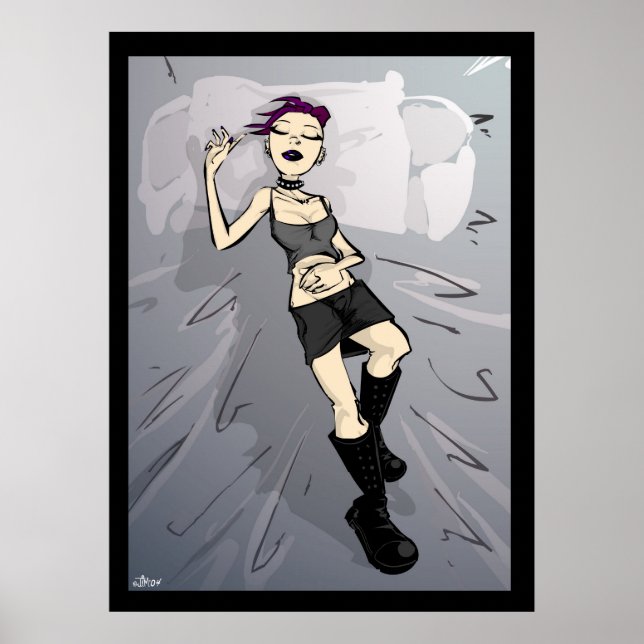 Póster Poster Germaine (Ilustracion clásico) (Frente)