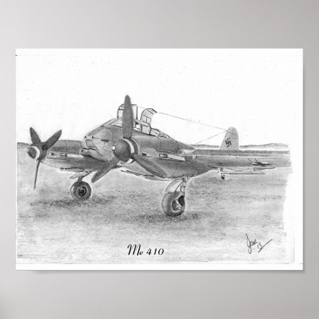 Póster Poster German Me 410 (Frente)