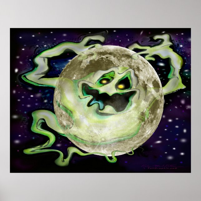 Póster Poster Ghost Moon (Frente)