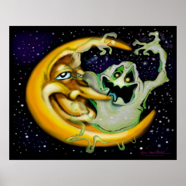 Póster Poster Ghost Moon (Frente)