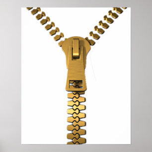 Póster Poster gigante 16x20 de la cremallera "