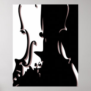 Póster Poster gigante del violín 16x20
