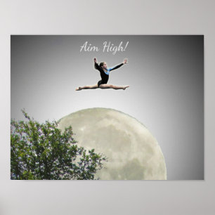 Póster Poster - Gimnastas Objetivo Alto