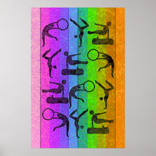 Póster Poster GIMNASTICO