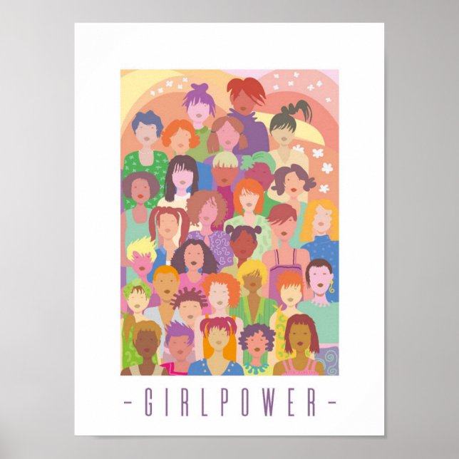 Póster poster girlpower (Frente)
