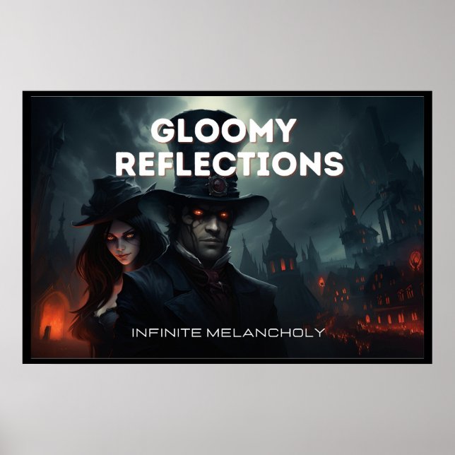 Póster Poster Gloomy Reflections (Frente)