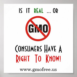Póster Poster - GMO, la derecha de saber