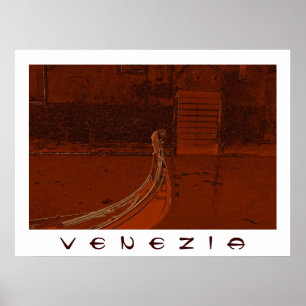 Póster Poster Golden Gondola