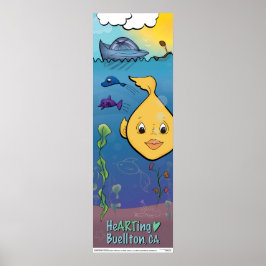 Póster Poster - Goldie Fish - Buellton.Art
