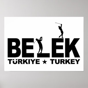 PÓSTER POSTER GOLF BELEK