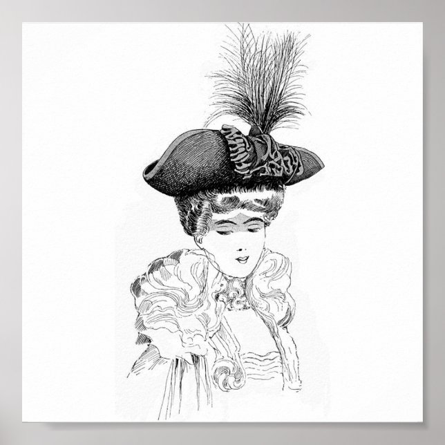 Póster Poster Gorra de Damas (Frente)