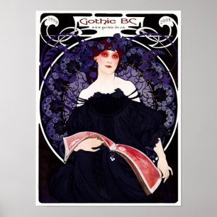Póster Poster gótica a 10 años de BC