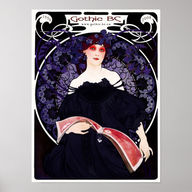 Póster Poster gótica a 10 años de BC (Frente)