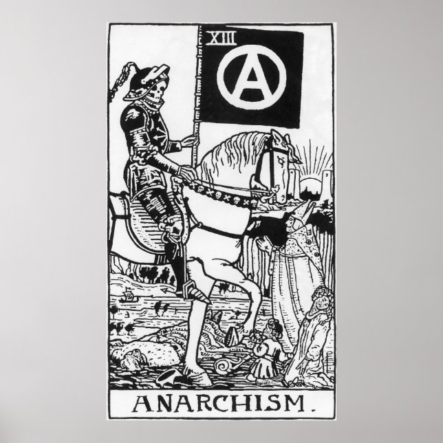Póster Poster gótico del anarquismo (Frente)