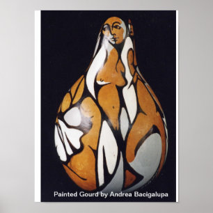 Póster Poster Gourd Pintado