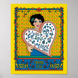 Póster Poster Gracias_B_8x10