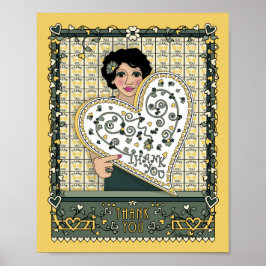 Póster Poster Gracias_C_8x10