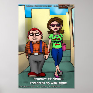 Póster Poster gracioso de Stu-Pid por Personalizados de L