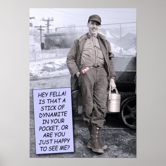 Póster Poster gracioso - ¿Dinamita? (Frente)