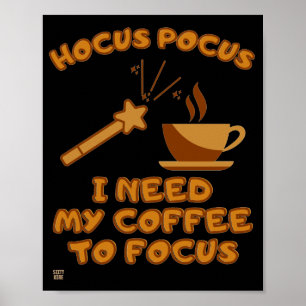 Póster poster gracioso "HOCUS POCUS..."