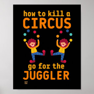 Póster poster gracioso "IR POR EL JUGGLER"