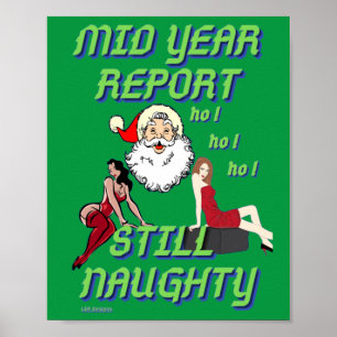 Póster poster gracioso "TODAVÍA NAUGHTY 2"
