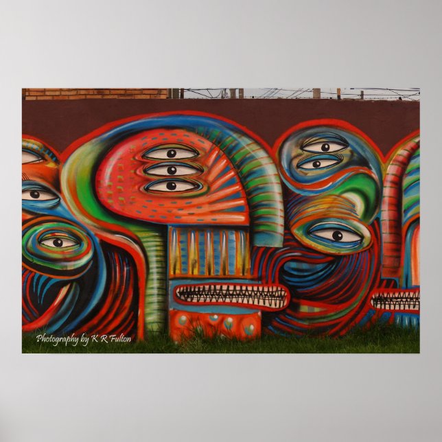 Póster Poster: Graffiti Eyes (Frente)