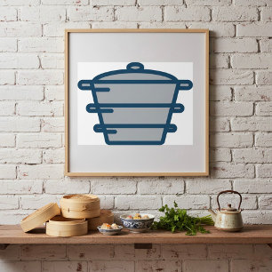 Póster Poster Gray Pot