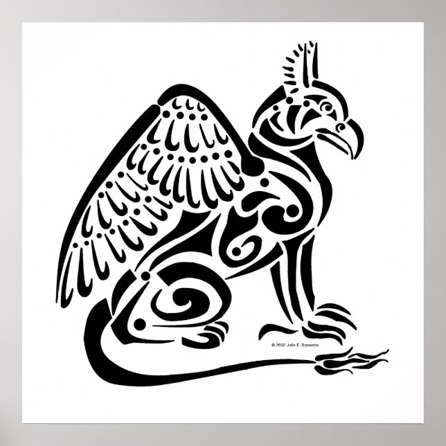 Póster Poster Griffin (negro) (Frente)