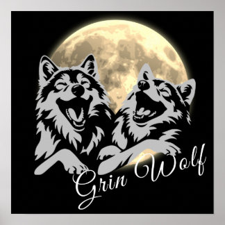 Póster Poster "Grin Wolf" de Gray Wolves