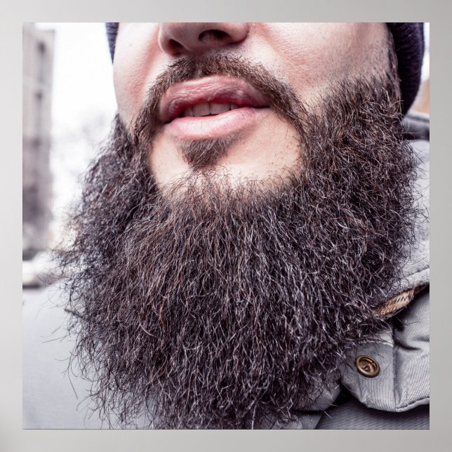 Póster poster Guay Beard & Mustache (Frente)