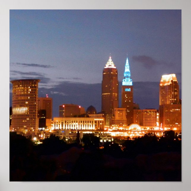 Póster Poster Guay Blue Cleveland (12X12) (Frente)