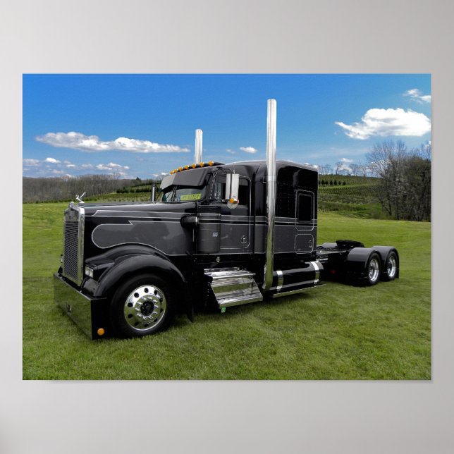 Póster Poster Guida Kenworth W900L (Frente)