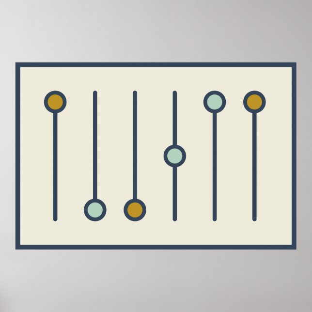 Póster Poster Guitar E Chord (Frente)