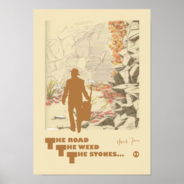 Póster poster guitarist (design no 22) (Frente)