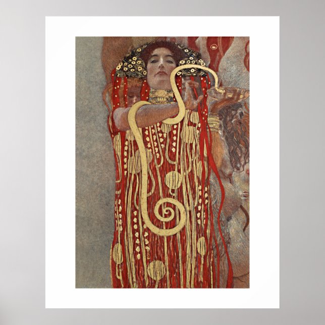 PÓSTER POSTER : GUSTAV KLIMT : HIGIEIA : 1907 (Frente)