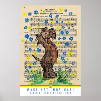 Póster poster "Hacer arte" 1