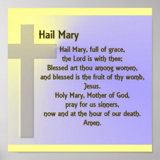 Póster Poster-Hail Mary Prayer